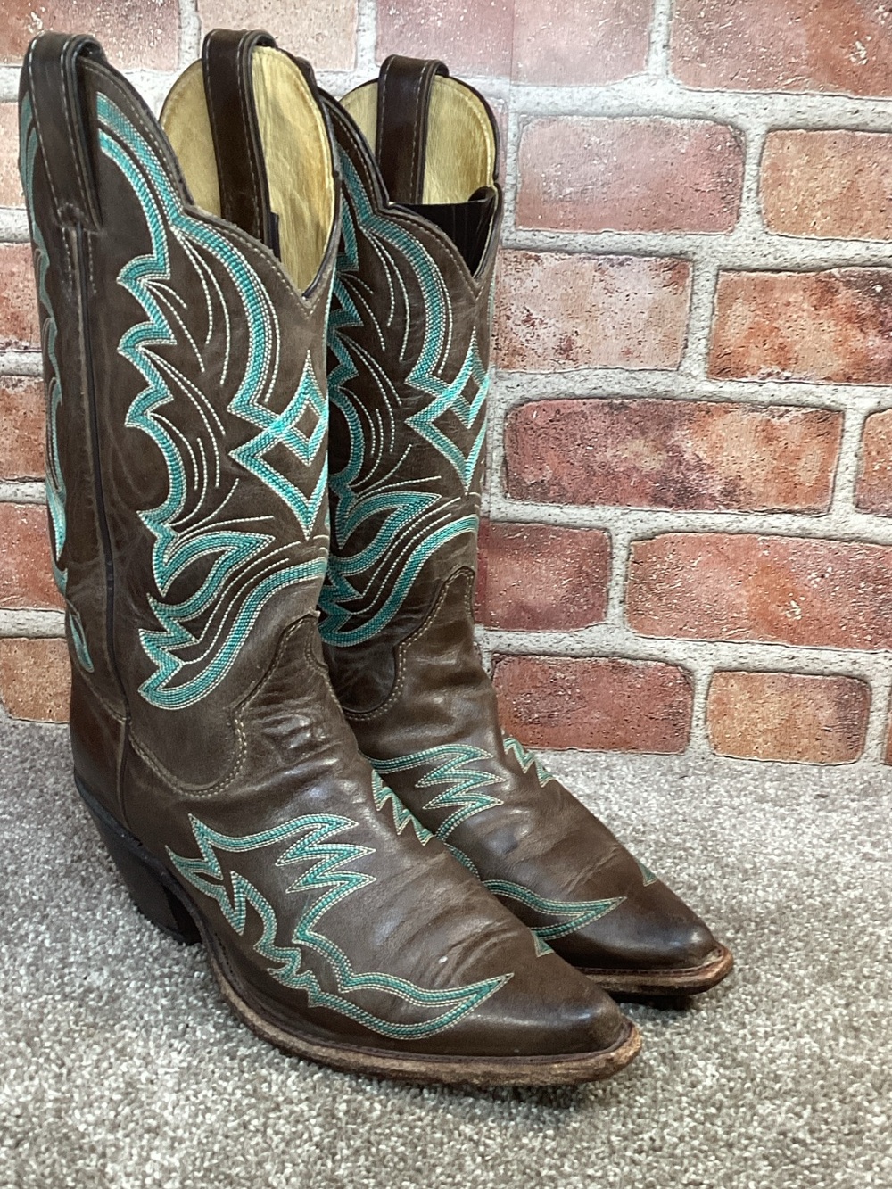 Justin Boots BRL121 Womens Bent Rail Western cowboy boots size 9 B